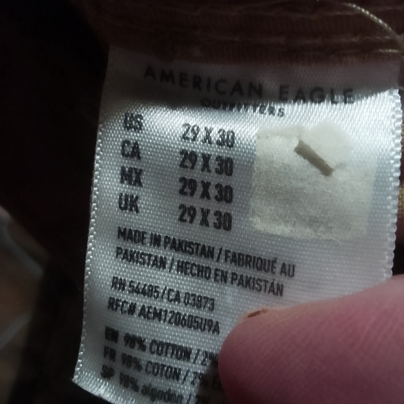 Classic American Eagle Outfitters Next Level  Flex Slim Men's Chinos Pants 29/30 - Picture 13 of 15